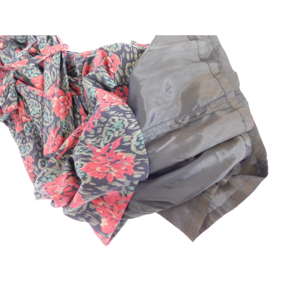 VINTAGE ARAMA PARIS HIGH NECK LACE TRIM WOOL DRESS - Picture 9 of 11